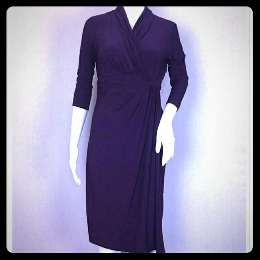 Jones New York Purple Dress